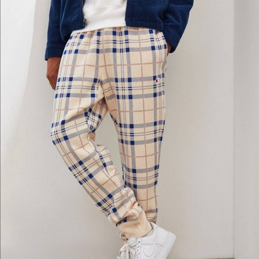 Champion plaid jogger pants